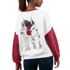 Arizona Cardinals G-III 4Her by Carl Banks Women's A-Game Pullover Sweatshirt - White - NFL