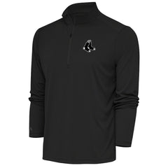 Boston Red Sox Antigua Metallic Tribute Quarter-Zip Top for sale