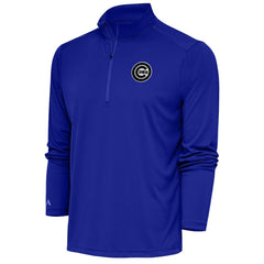 Chicago Cubs Antigua Metallic Tribute Quarter-Zip Top Online