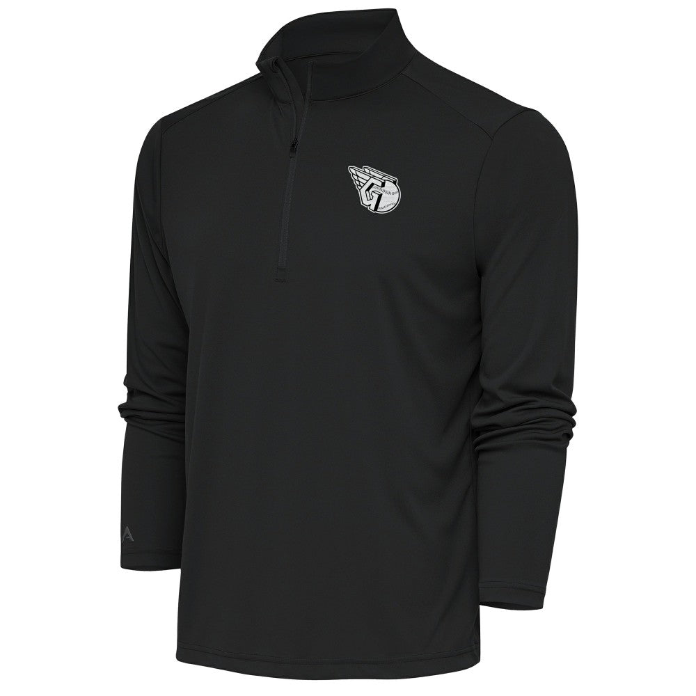 Cleveland Guardians Antigua Metallic Tribute Quarter-Zip Top Near Me