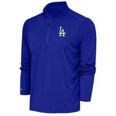 Los Angeles Dodgers Antigua Metallic Tribute Quarter-Zip Top Outlet