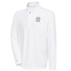 New York Yankees Antigua Metallic Tribute Quarter-Zip Top Outlet