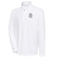 San Diego Padres Antigua Metallic Tribute Quarter-Zip Top Discount