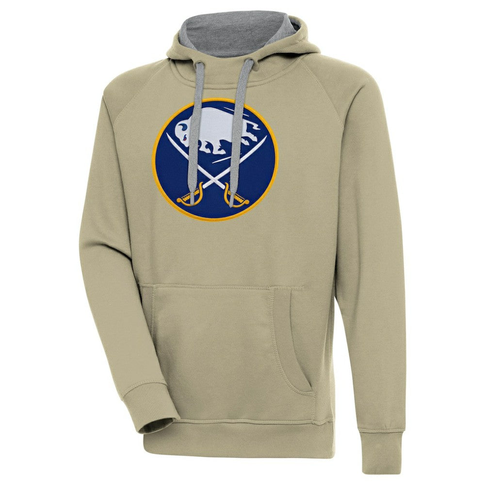 Buffalo Sabres Antigua Victory Pullover Hoodie - Khaki | NHL sale