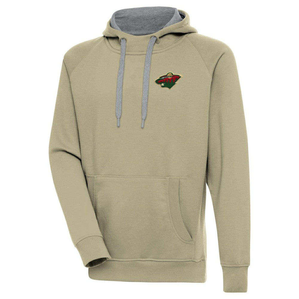Minnesota Wild Antigua Victory Pullover Hoodie - Khaki | NHL on sale