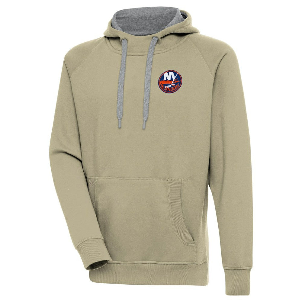 New York Islanders Antigua Victory Pullover Hoodie - Khaki | NHL sale