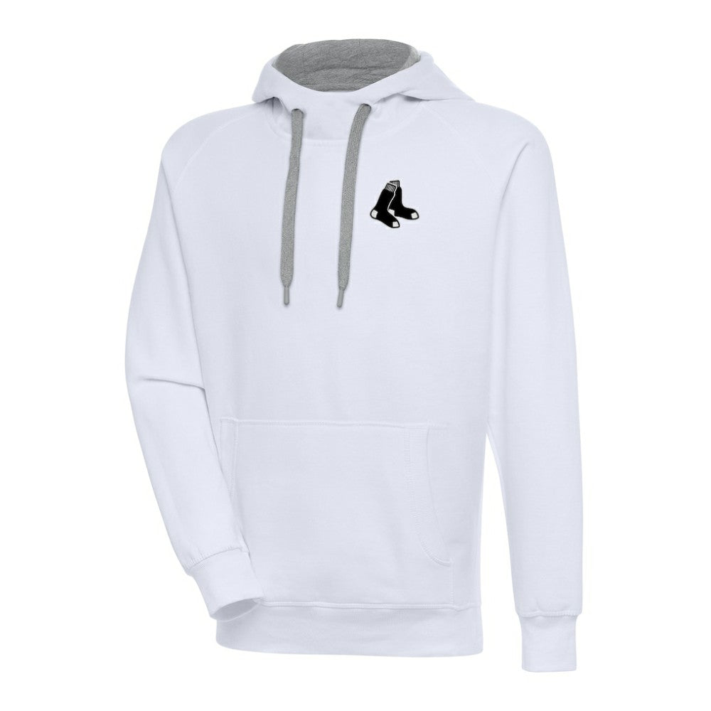 Boston Red Sox Antigua Metallic Victory Pullover Hoodie for sale