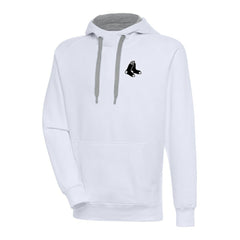 Boston Red Sox Antigua Metallic Victory Pullover Hoodie for sale