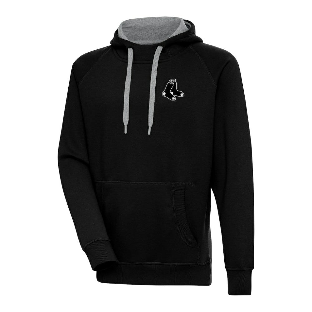 Boston Red Sox Antigua Metallic Victory Pullover Hoodie for sale