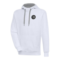 Chicago Cubs Antigua Metallic Victory Pullover Hoodie Discount