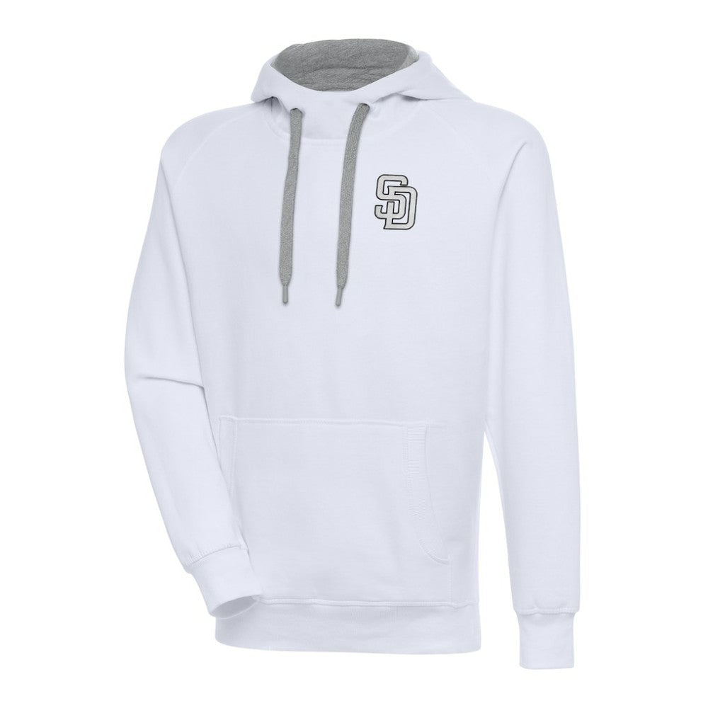 San Diego Padres Antigua Metallic Victory Pullover Hoodie Discount