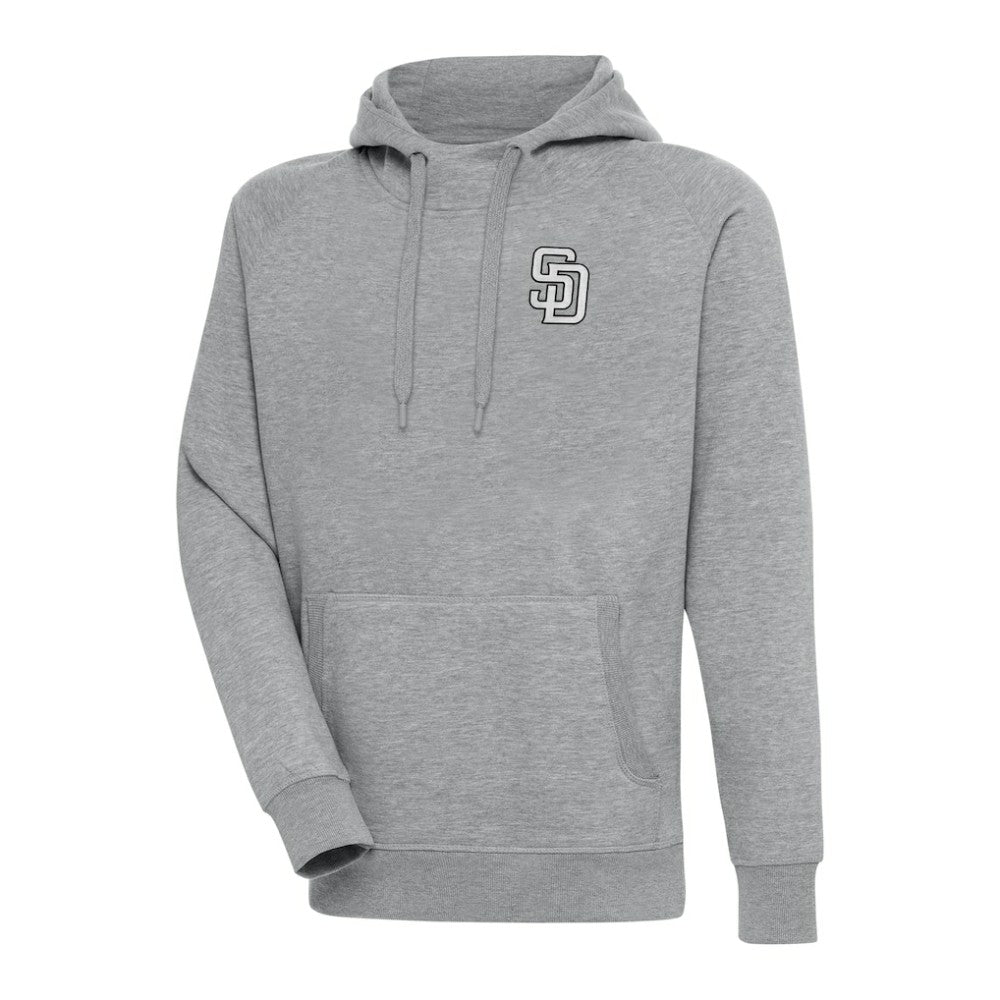 San Diego Padres Antigua Metallic Victory Pullover Hoodie Online
