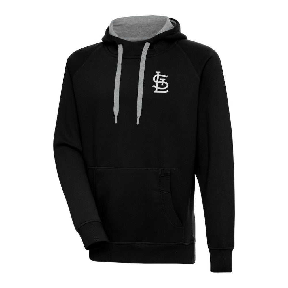 St. Louis Cardinals Antigua Metallic Victory Pullover Hoodie Near Me