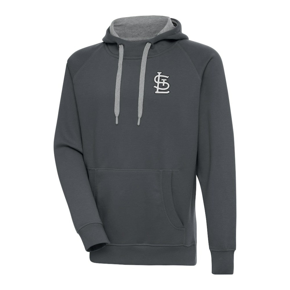 St. Louis Cardinals Antigua Metallic Victory Pullover Hoodie Discount
