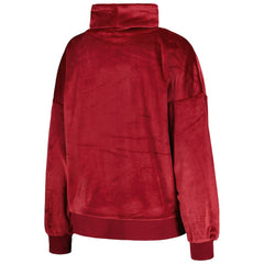 Arizona Cardinals DKNY Sport Women's Deliliah Rhinestone Funnel Neck Pullover Sweatshirt - Cardinal - NFL