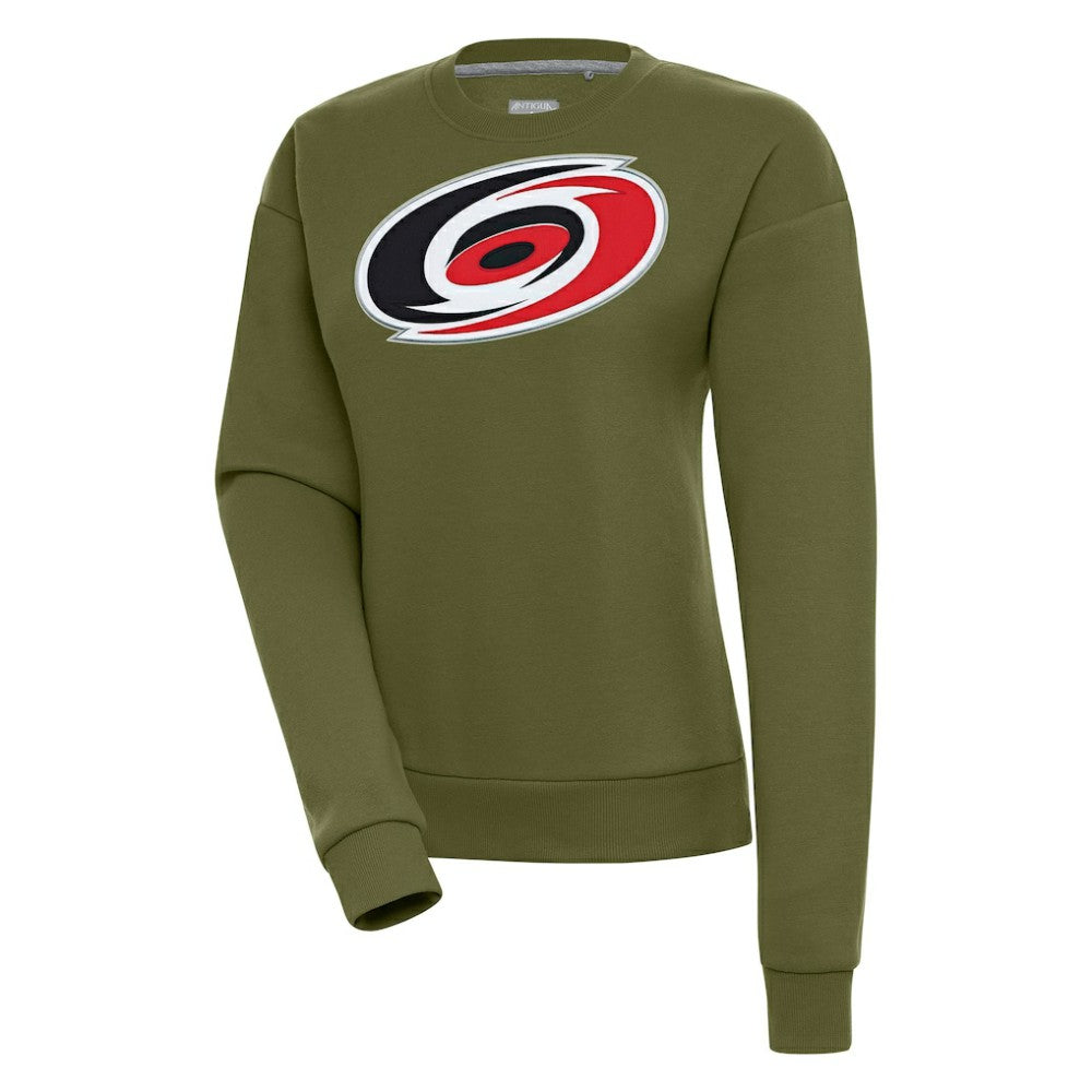 Carolina Hurricanes Antigua Women's Victory Pullover Sweatshirt - Olive | NHL online