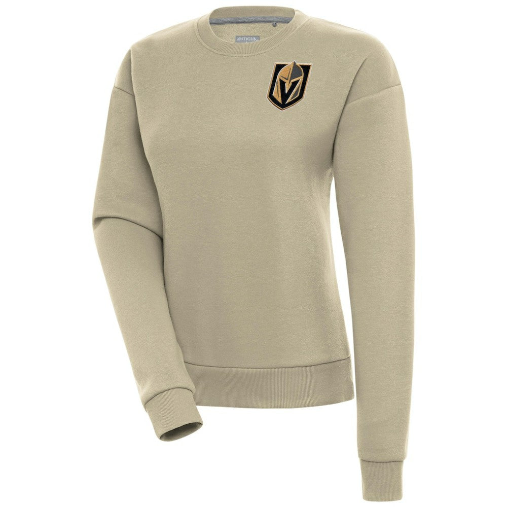 Vegas Golden Knights Antigua Women's Victory Pullover Sweatshirt - Khaki | NHL discount