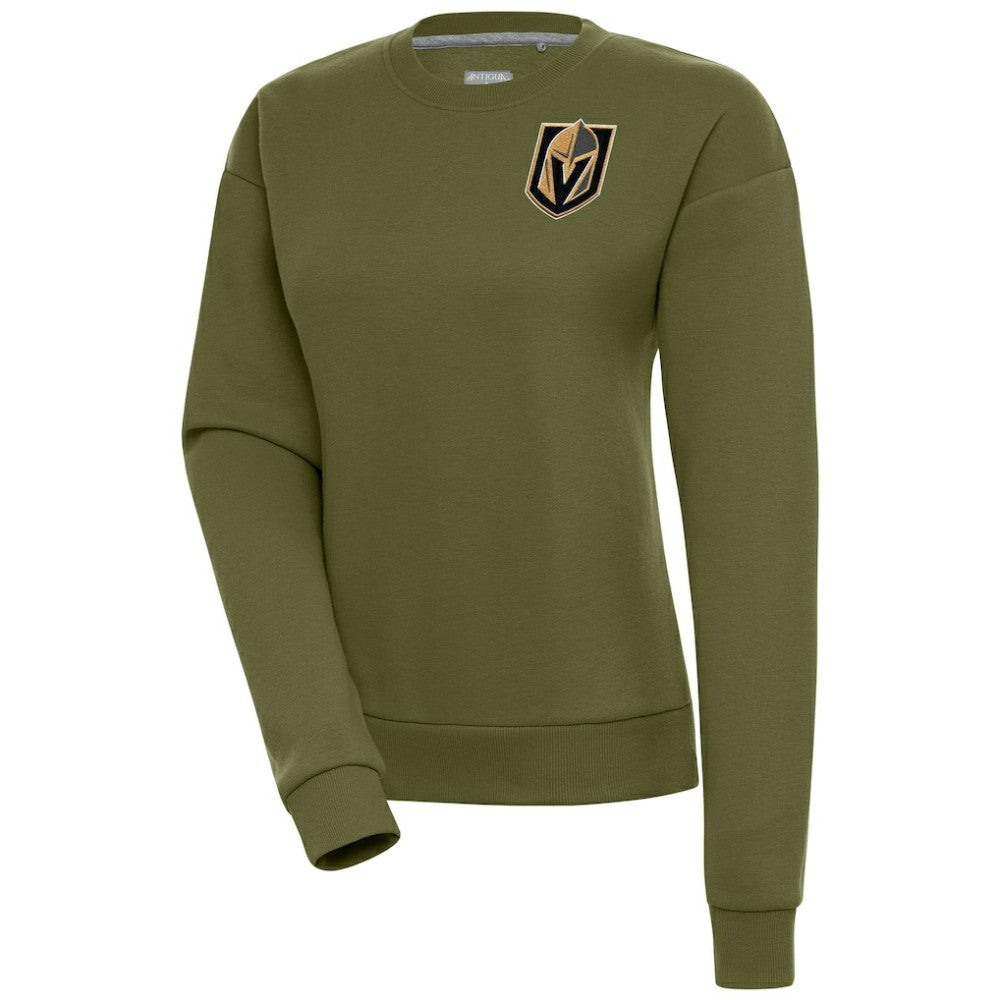 Vegas Golden Knights Antigua Women's Victory Pullover Sweatshirt - Olive | NHL online