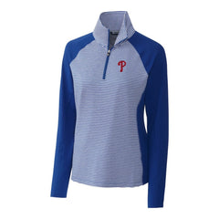 Philadelphia Phillies Cutter & Buck Women's DryTec Forge Tonal Stripe Half-Zip Top Near Me
