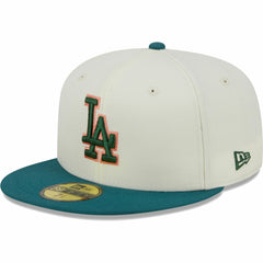 Los Angeles Dodgers New Era Chrome 59FIFTY Fitted Hat Outlet