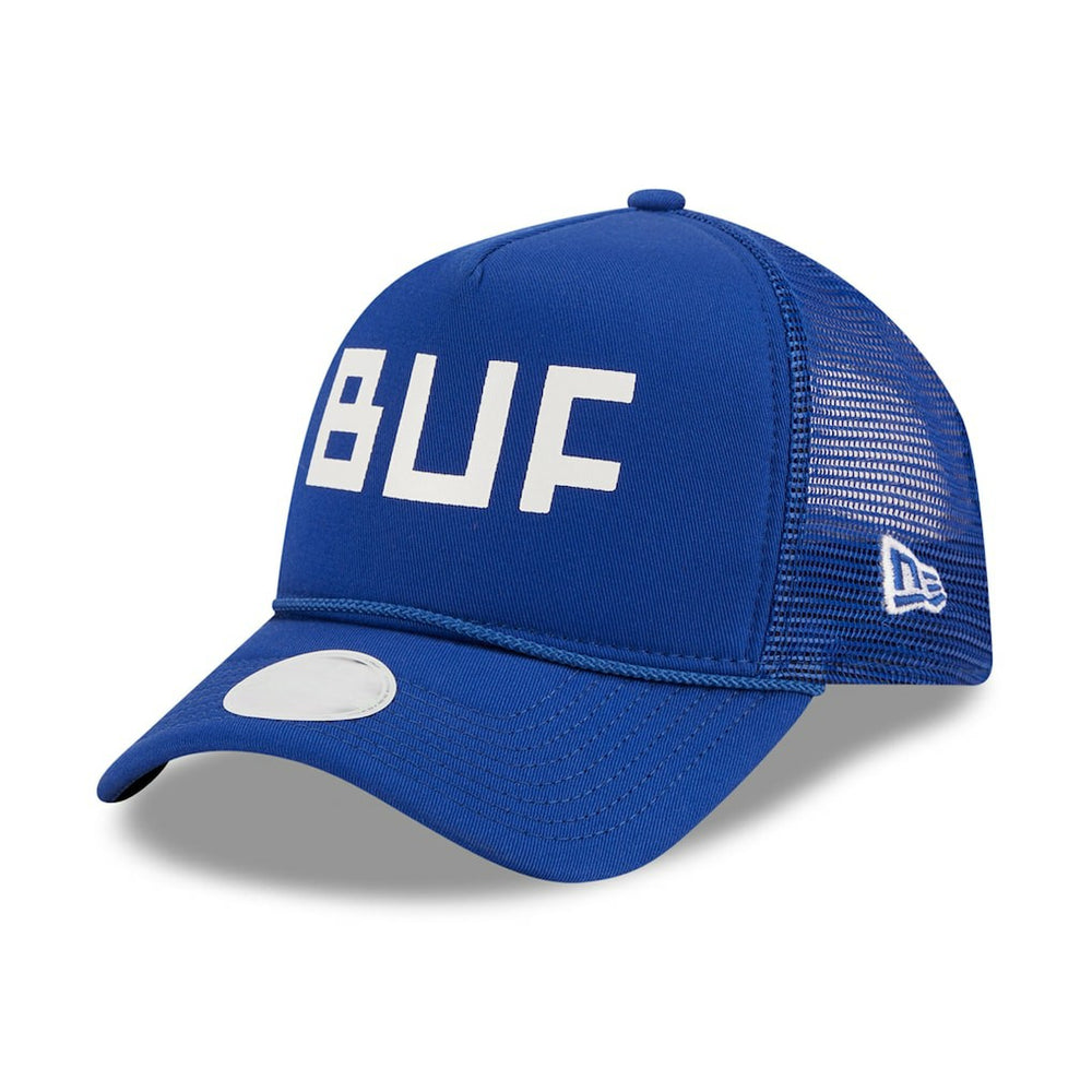 Buffalo Bills New Era Women's McGee Trucker 9FORTY Adjustable Hat - Royal - NFL