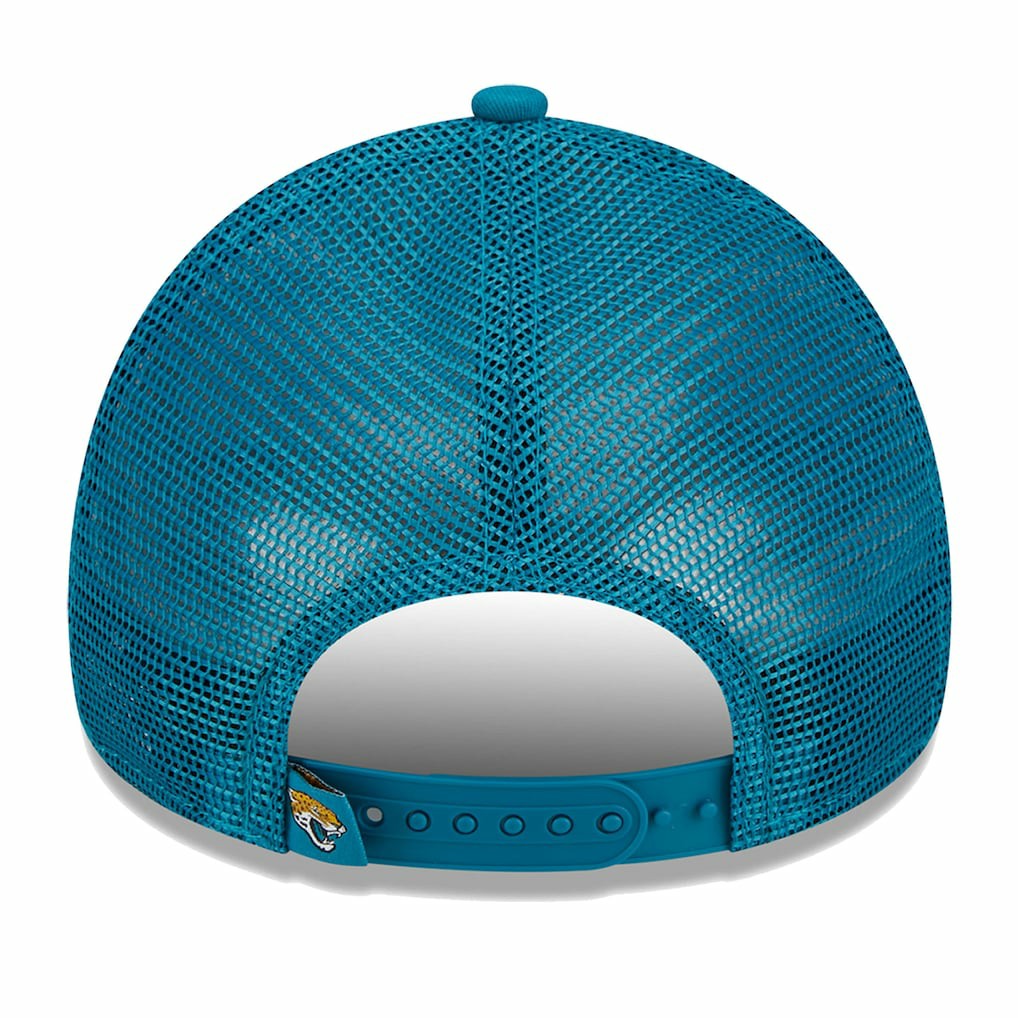 Jacksonville Jaguars New Era Women's McGee Trucker 9FORTY Adjustable Hat - Teal - NFL