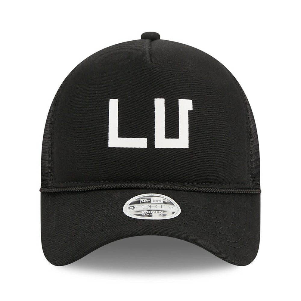 Las Vegas Raiders New Era Women's McGee Trucker 9FORTY Adjustable Hat - Black - NFL