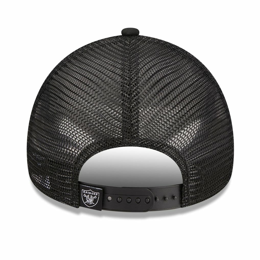 Las Vegas Raiders New Era Women's McGee Trucker 9FORTY Adjustable Hat - Black - NFL