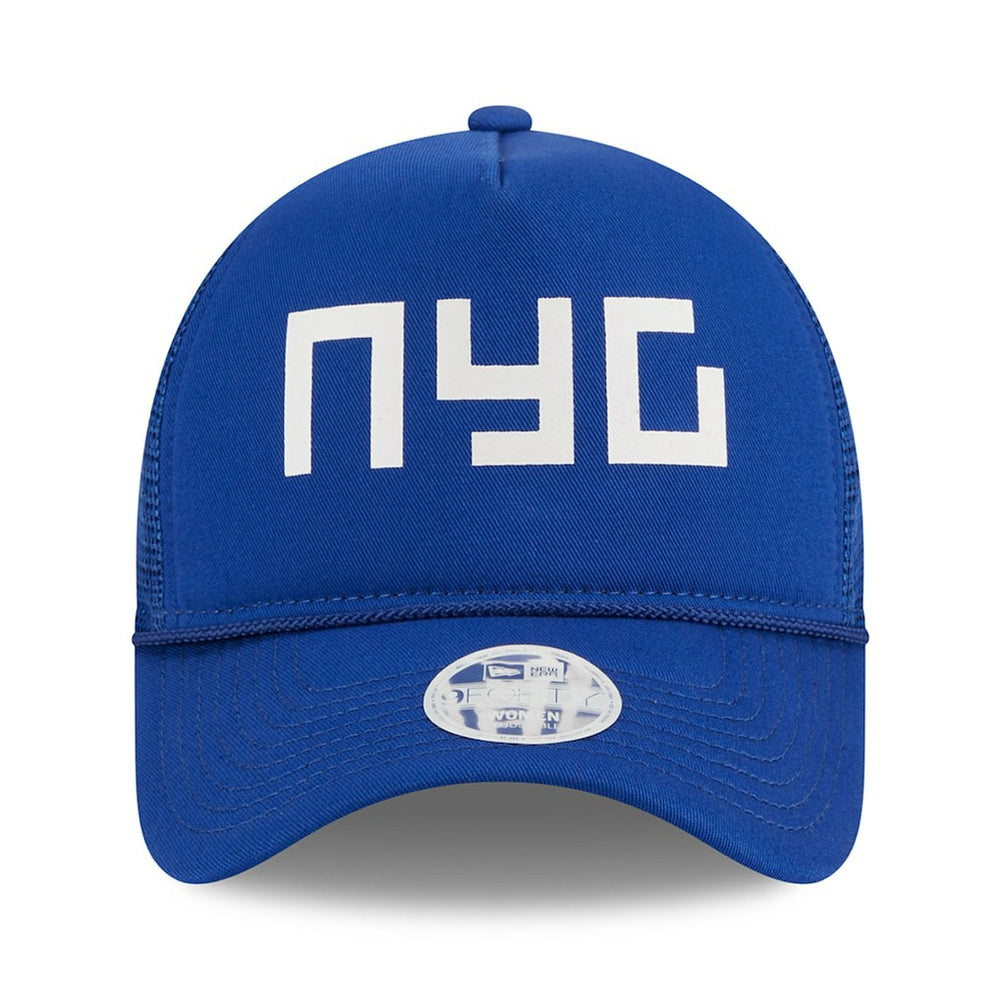 New York Giants New Era Women's McGee Trucker 9FORTY Adjustable Hat - Royal - NFL