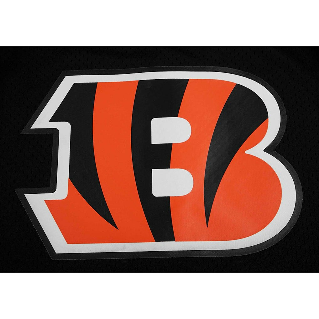 Joe Burrow Cincinnati Bengals Pro Standard Mesh Baseball Button-Up T-Shirt - Black - NFL