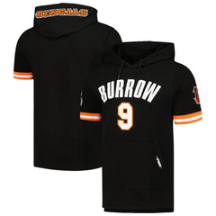 Joe Burrow Cincinnati Bengals Pro Standard Player Name & Number Hoodie T-Shirt - Black - NFL