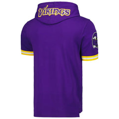 Justin Jefferson Minnesota Vikings Pro Standard Player Name & Number Hoodie T-Shirt - Purple - NFL