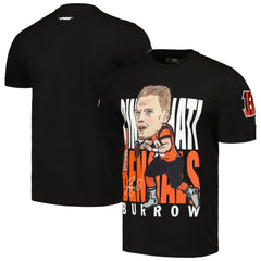 Joe Burrow Cincinnati Bengals Pro Standard Avatar Remix Player Graphic T-Shirt - Black - NFL