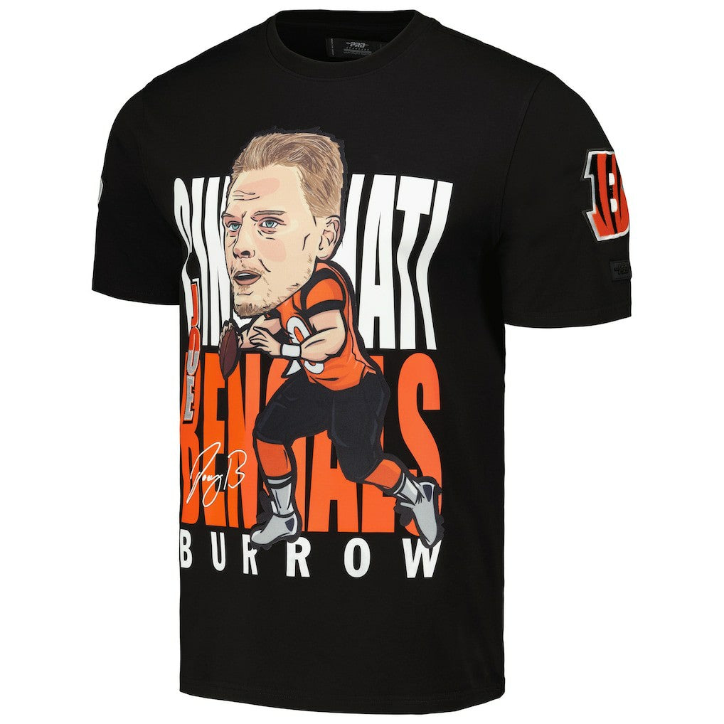 Joe Burrow Cincinnati Bengals Pro Standard Avatar Remix Player Graphic T-Shirt - Black - NFL
