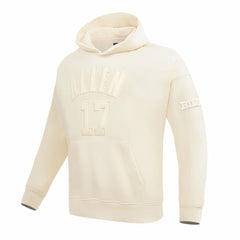 Josh Allen Buffalo Bills Pro Standard Player Name & Number Pullover Hoodie - Cream - NFL