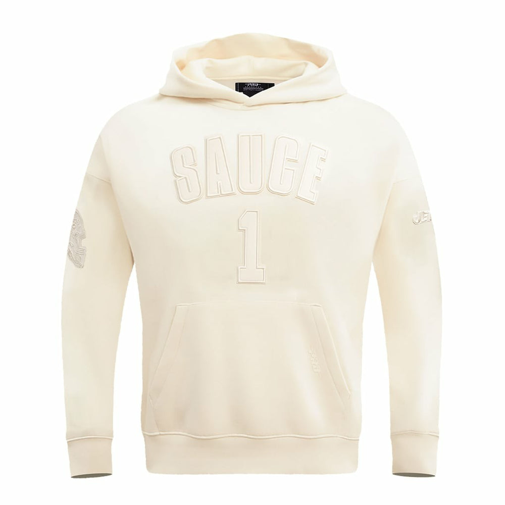 Ahmad Sauce Gardner New York Jets Pro Standard Player Name & Number Pullover Hoodie - Cream - NFL