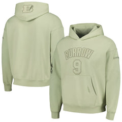 Joe Burrow Cincinnati Bengals Pro Standard Player Name & Number Pullover Hoodie - Light Green - NFL