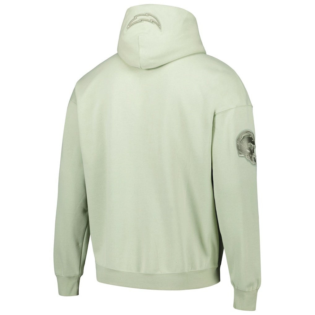 Justin Herbert Los Angeles Chargers Pro Standard Player Name & Number Pullover Hoodie - Light Green - NFL