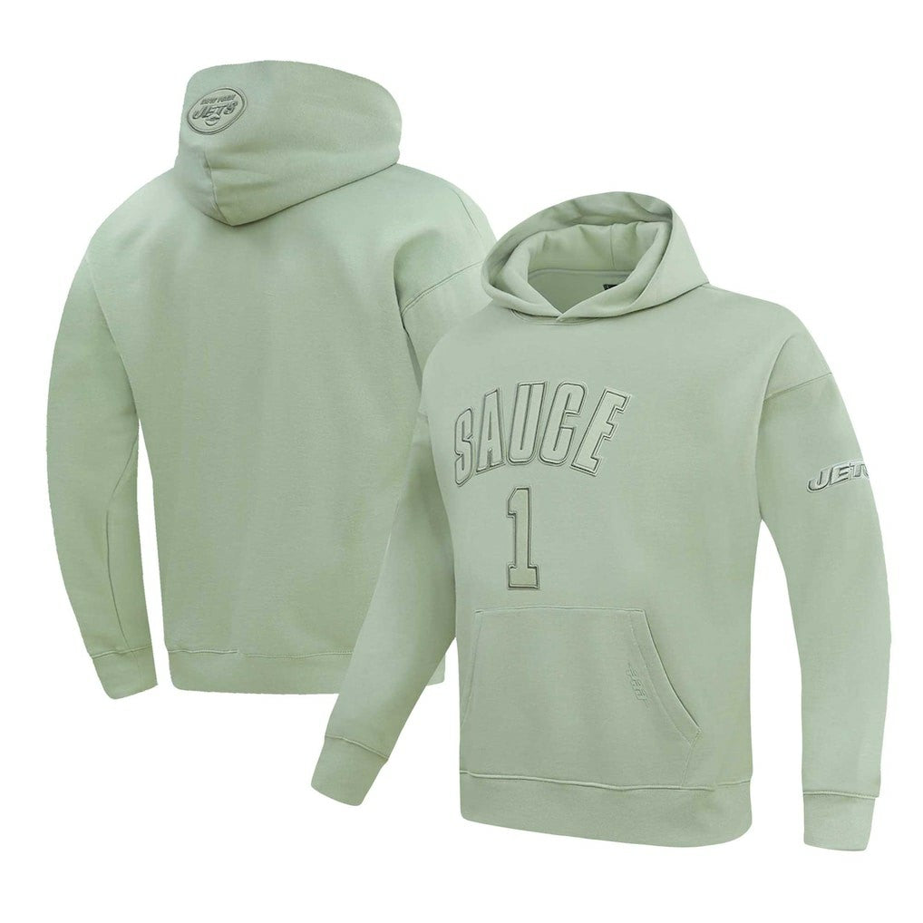 Ahmad Sauce Gardner New York Jets Pro Standard Player Name & Number Pullover Hoodie - Light Green - NFL