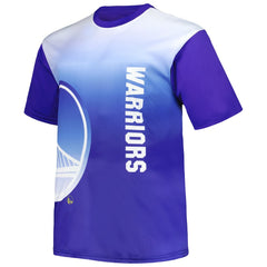 Golden State Warriors Big & Tall Sublimated T-Shirt Royal