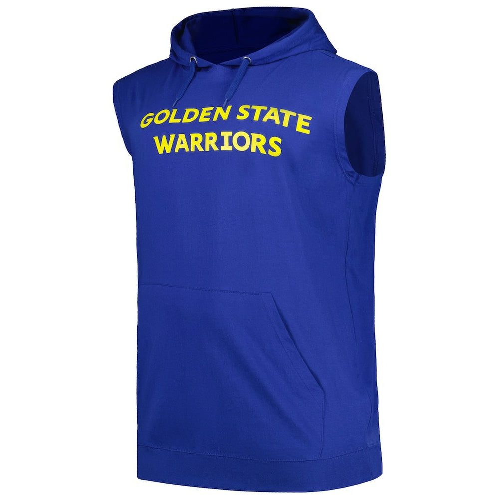 Fanatics Golden State Warriors Big & Tall Jersey Muscle Pullover Hoodie Royal