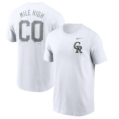 Colorado Rockies Nike Mile High Hometown T-Shirt Near Me