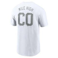 Colorado Rockies Nike Mile High Hometown T-Shirt Near Me