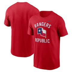 Texas Rangers Nike Lone Star Flag Hometown T-Shirt Sale