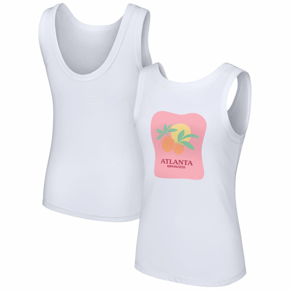 Atlanta Braves Lusso Style Women's Lindy Tank Top Outlet