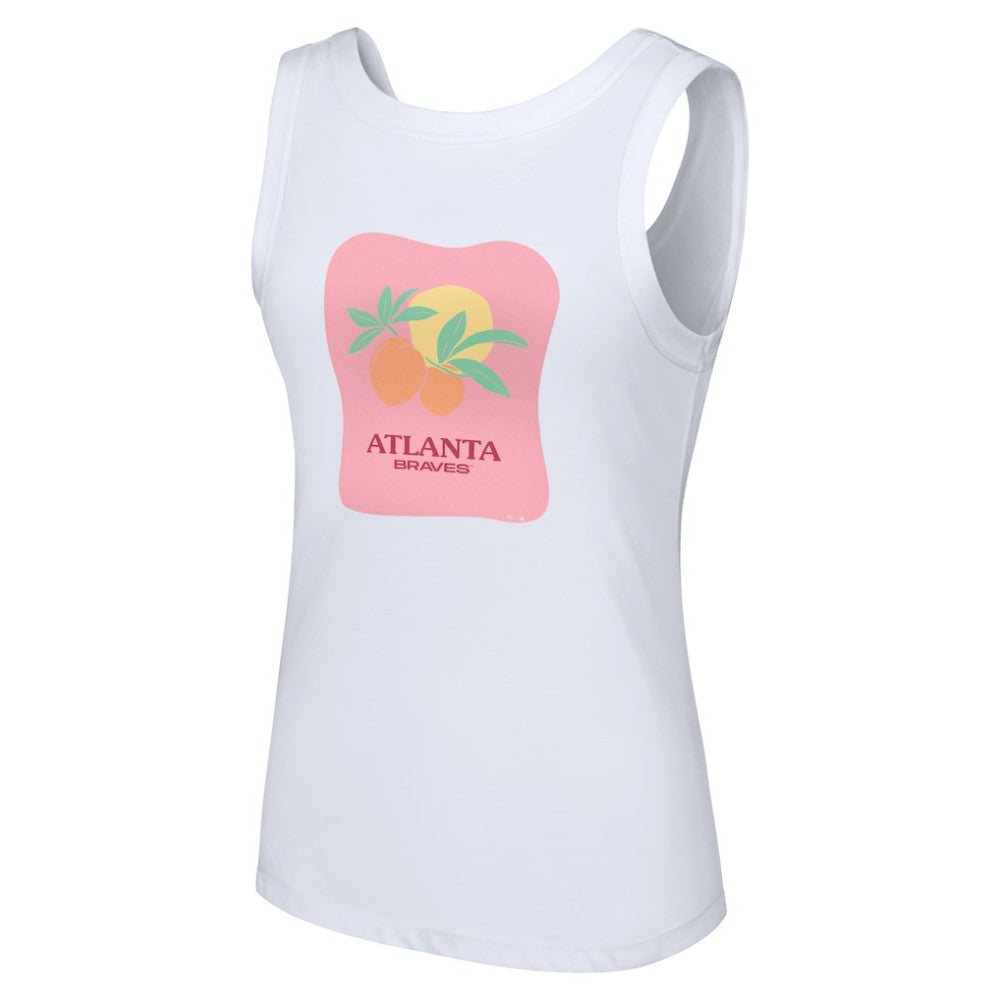 Atlanta Braves Lusso Style Women's Lindy Tank Top Outlet