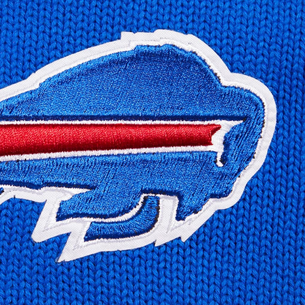 Buffalo Bills Pro Standard Crewneck Pullover Sweater & Cuffed Knit Hat Box Gift Set - Royal - NFL