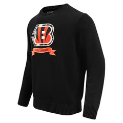 Cincinnati Bengals Pro Standard Prep Knit Sweater - Black - NFL