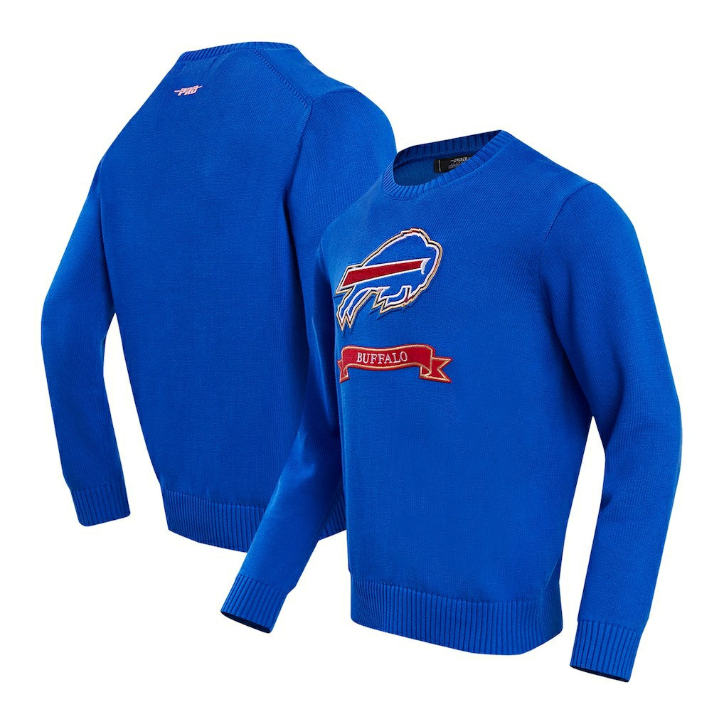 Buffalo Bills Pro Standard Prep Knit Sweater - Royal - NFL