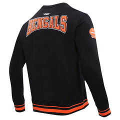 Cincinnati Bengals Pro Standard Crest Emblem Pullover Sweatshirt - Black - NFL